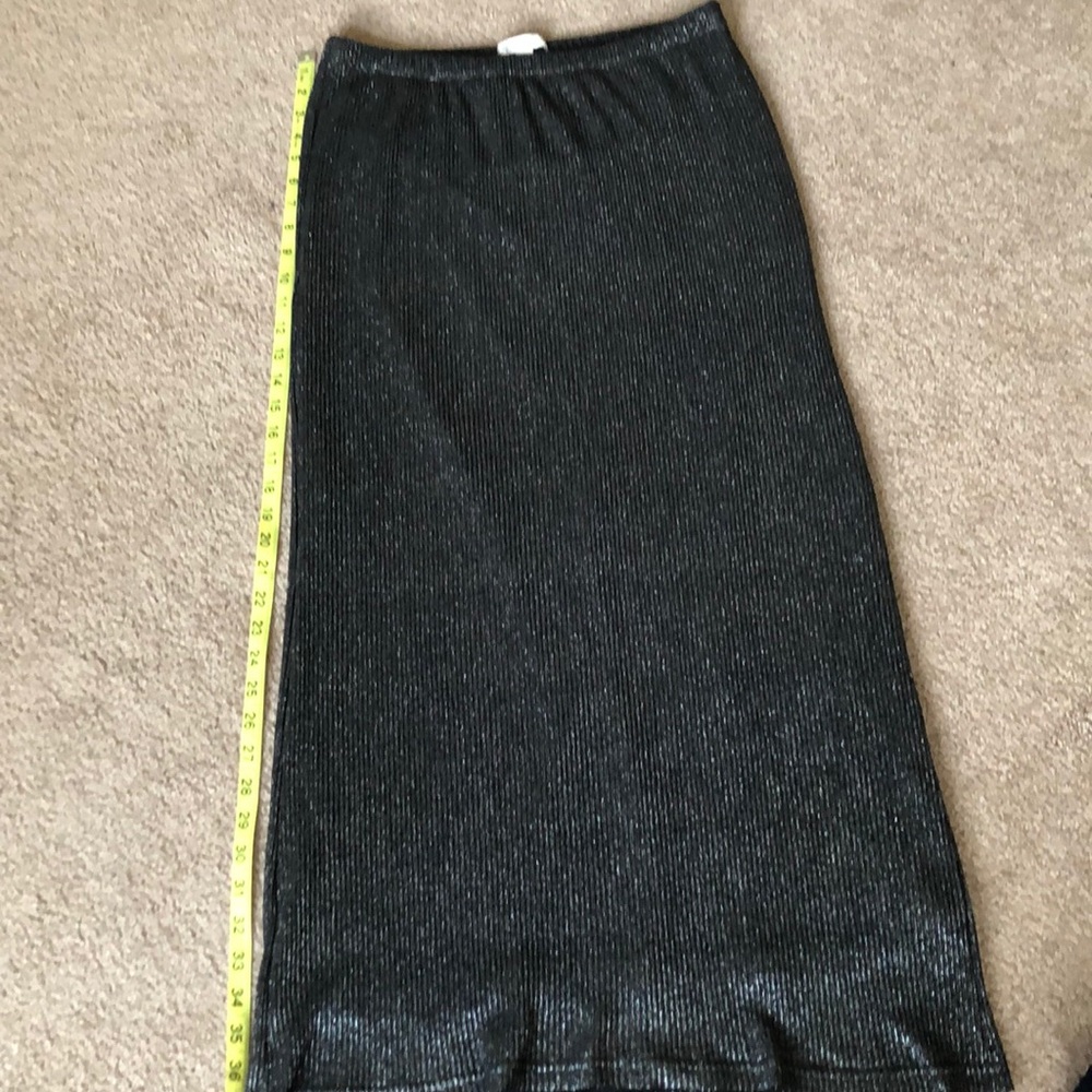 Cato silver skirt